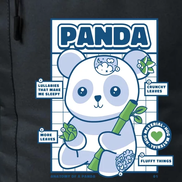 Panda Bear Animal Anatomy Daily Commute Backpack