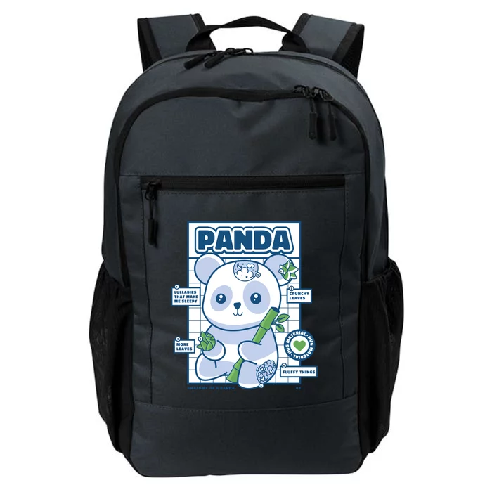 Panda Bear Animal Anatomy Daily Commute Backpack