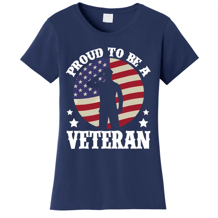 Proud Be A Veteran Of The USA Veteran Veterans Day Women's T-Shirt