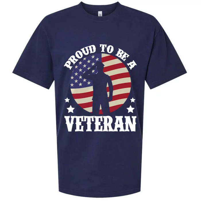 Proud Be A Veteran Of The USA Veteran Veterans Day Sueded Cloud Jersey T-Shirt