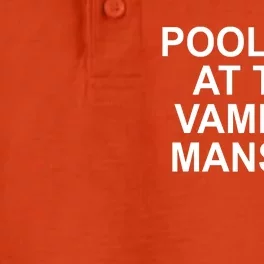 Pool Boy At The Vampire Mansion Dry Zone Grid Performance Polo