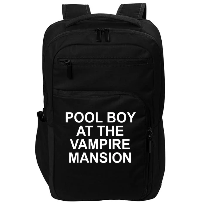 Pool Boy At The Vampire Mansion Impact Tech Backpack