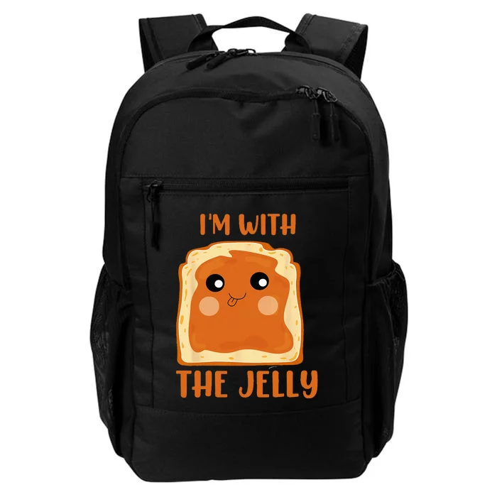 Peanut Butter And Jelly Cute Couple Im With The Jelly Daily Commute Backpack