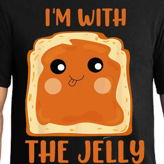 Peanut Butter And Jelly Cute Couple Im With The Jelly Pajama Set