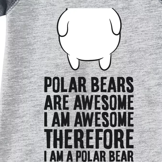 Polar Bears Are Awesome. I'm Awesome I'm A Polar Bear Infant Baby Jersey Bodysuit