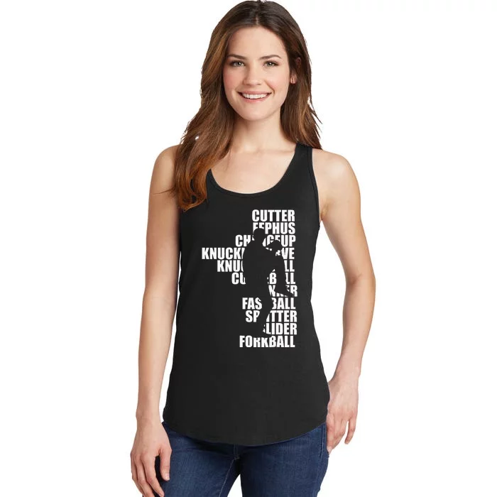 Pitcher Baseball Apparel Baseball Ladies Essential Tank