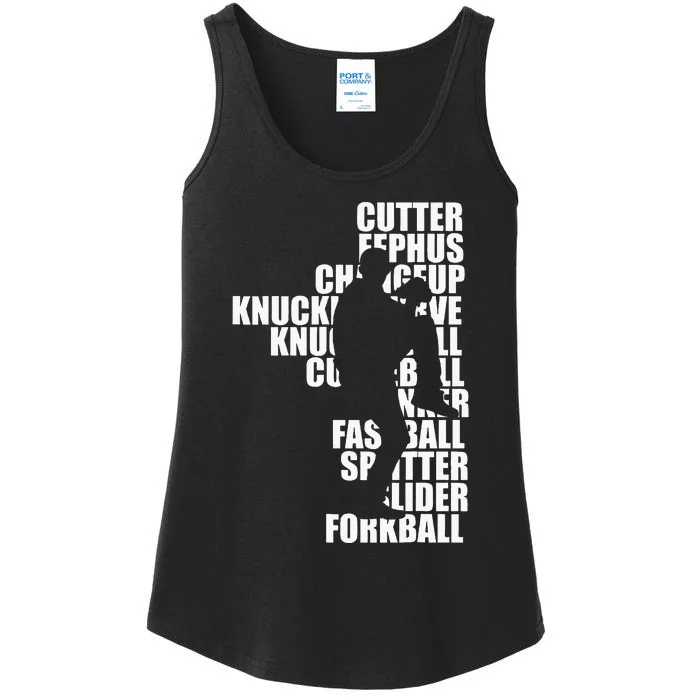 Pitcher Baseball Apparel Baseball Ladies Essential Tank