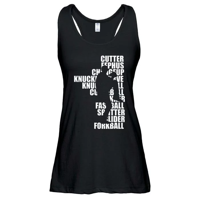 Pitcher Baseball Apparel Baseball Ladies Essential Flowy Tank