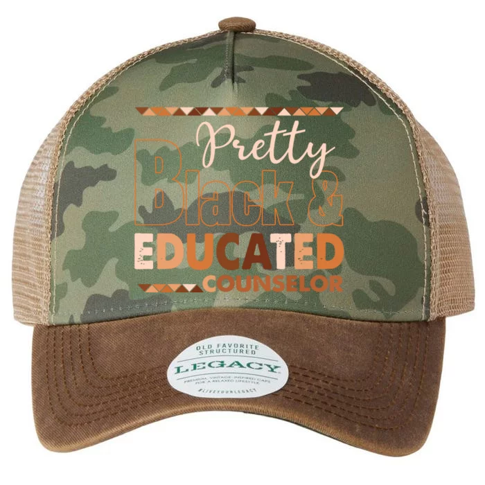 Pretty Black And Educated Counselor Black History Month Legacy Tie Dye Trucker Hat