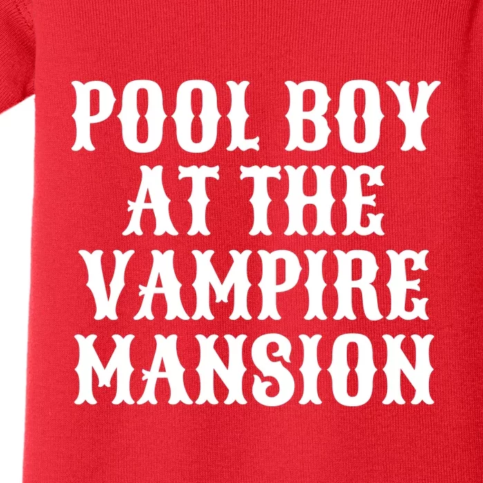 Pool Boy At The Vampire Mansion Baby Bodysuit