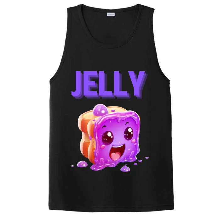 Peanut Butter And Jelly Matching Couple Best Friends Lover Gift Performance Tank