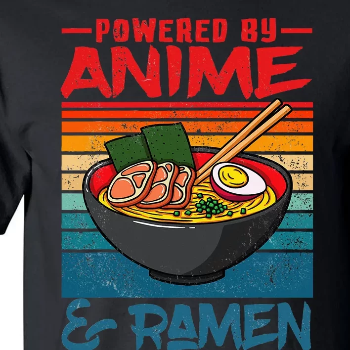 Powered By Anime & Ra Love Anime Noodles Tall T-Shirt