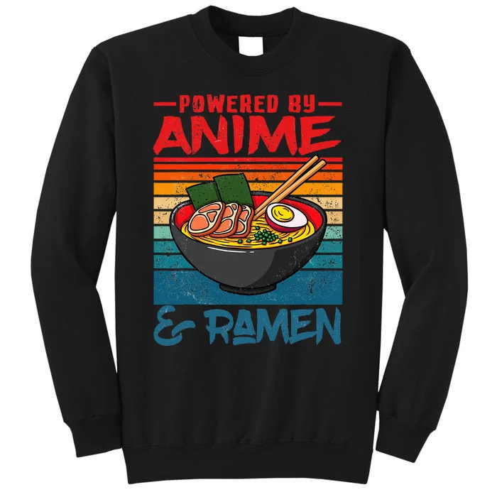 Powered By Anime & Ra Love Anime Noodles Tall Sweatshirt