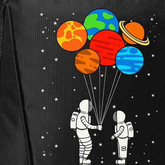 Planet Balloons Astronaut Planets Galaxy Space Outer City Backpack