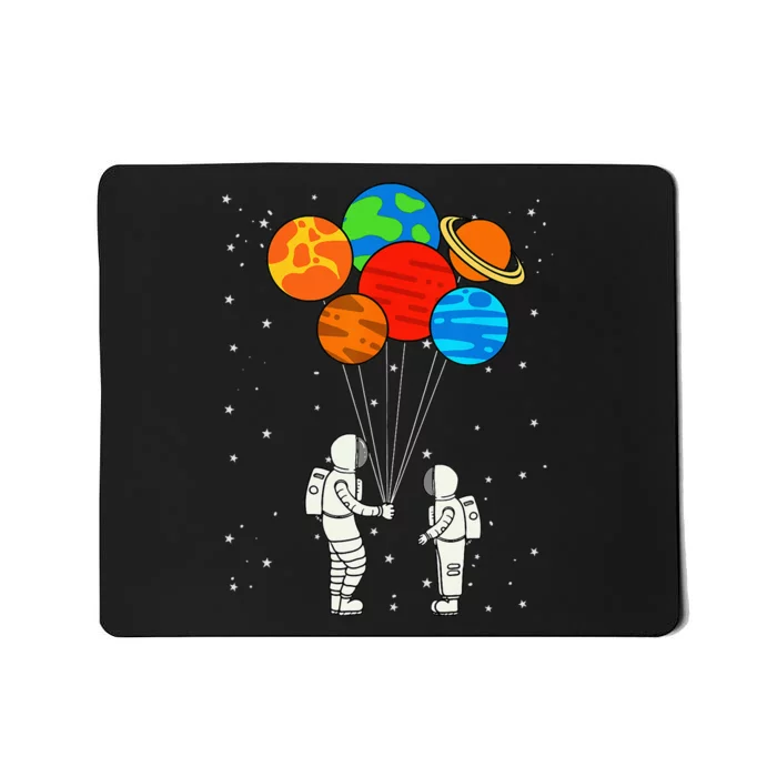 Planet Balloons Astronaut Planets Galaxy Space Outer Mousepad