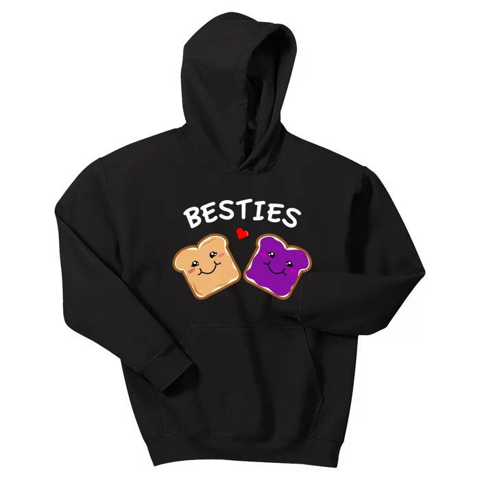 Peanut Butter And Jelly Best Friends Cartoon Food Kids Hoodie