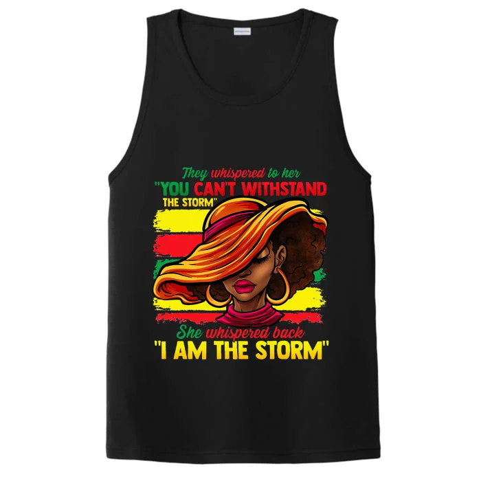 Proud Black African American Ladies Performance Tank