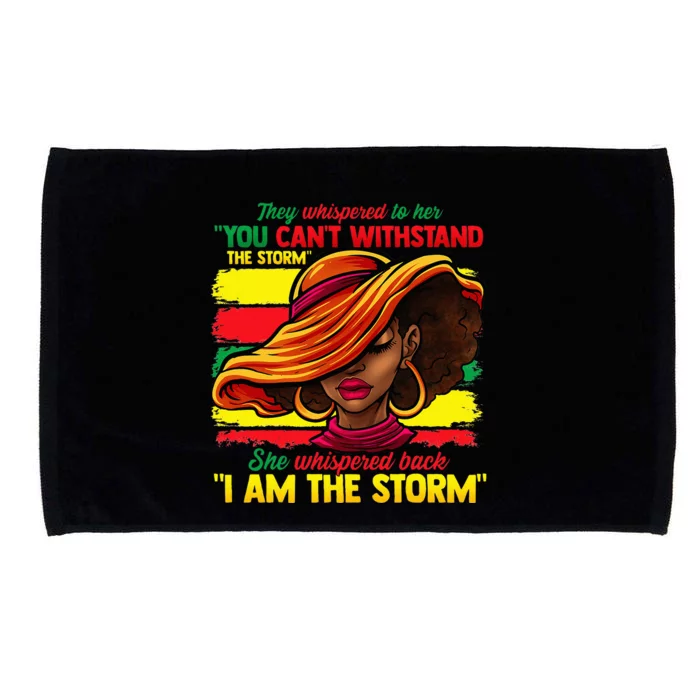 Proud Black African American Ladies Microfiber Hand Towel