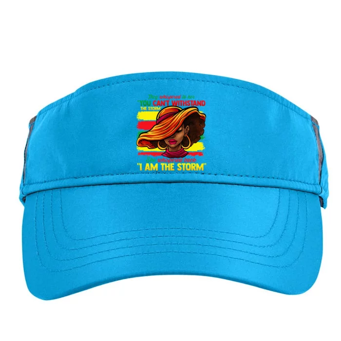 Proud Black African American Ladies Adult Drive Performance Visor