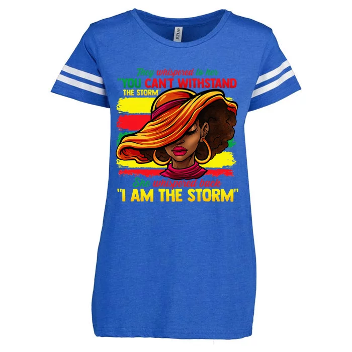 Proud Black African American Ladies Enza Ladies Jersey Football T-Shirt