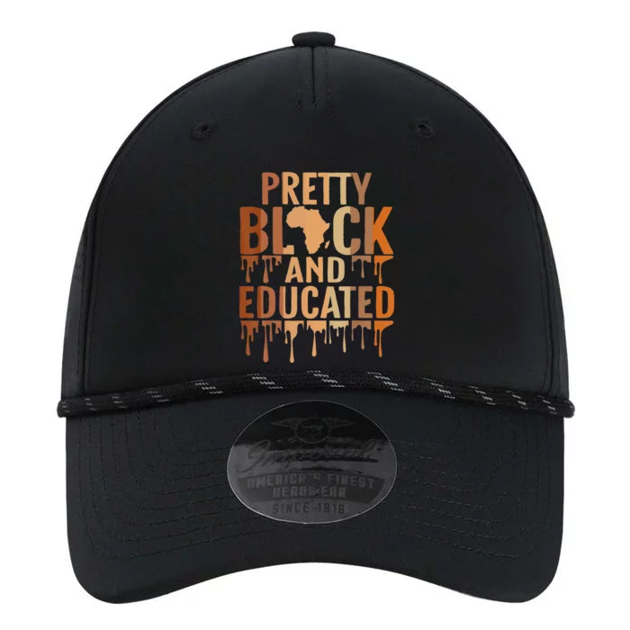 Pretty Black And Educated Black History Month BLM Melanin Performance The Dyno Cap