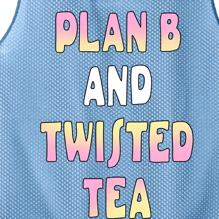 Plan B And Twisted Tea Mesh Reversible Basketball Jersey Tank