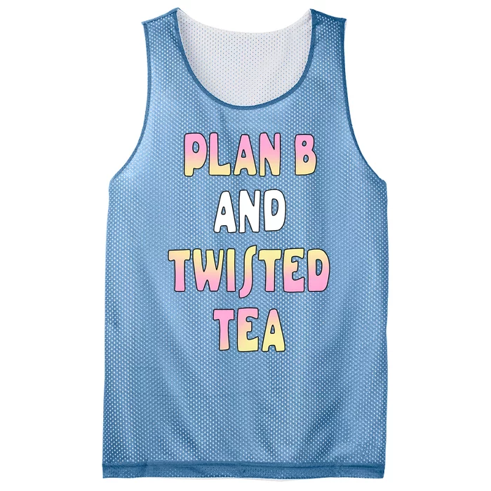 Plan B And Twisted Tea Mesh Reversible Basketball Jersey Tank