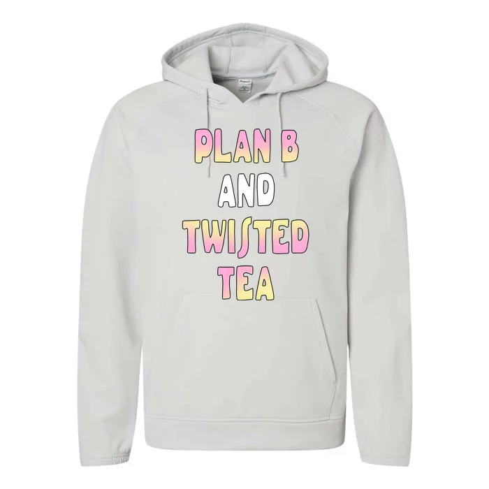 Plan B And Twisted Tea Performance Fleece Hoodie