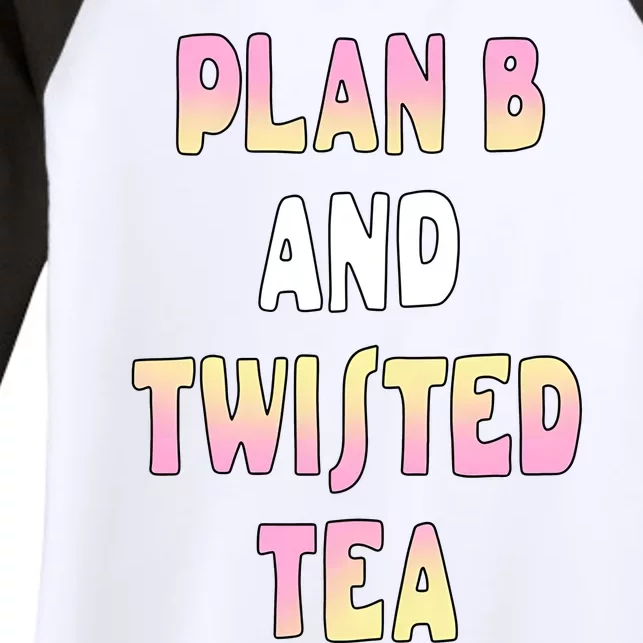 Plan B And Twisted Tea Women's Tri-Blend 3/4-Sleeve Raglan Shirt