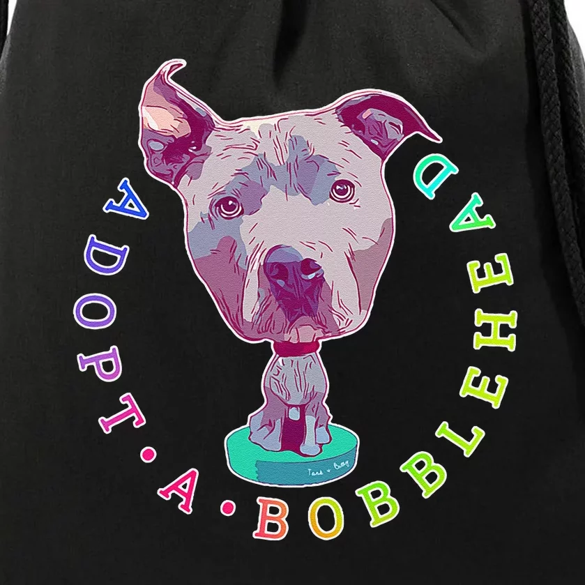 Pit Bull Adopt Rescue Graphic Oversized Drawstring Bag