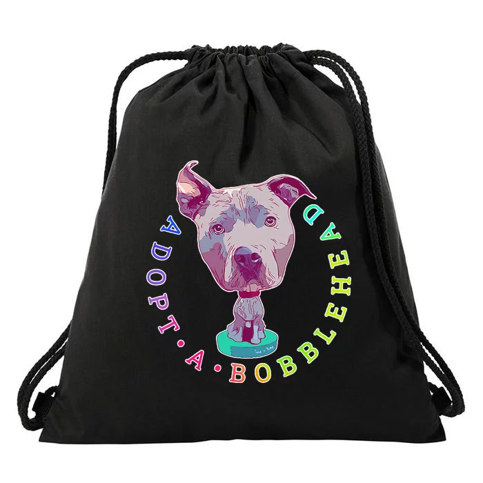 Pit Bull Adopt Rescue Graphic Oversized Drawstring Bag