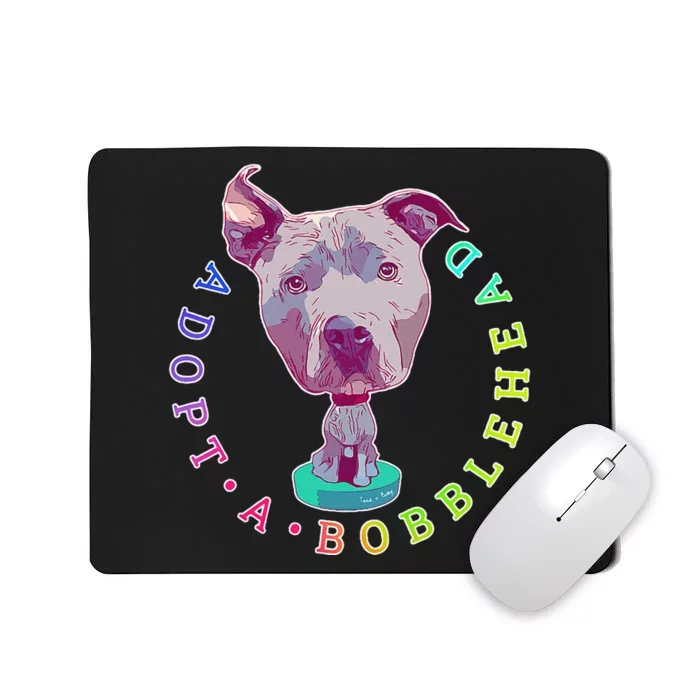 Pit Bull Adopt Rescue Graphic Oversized Mousepad