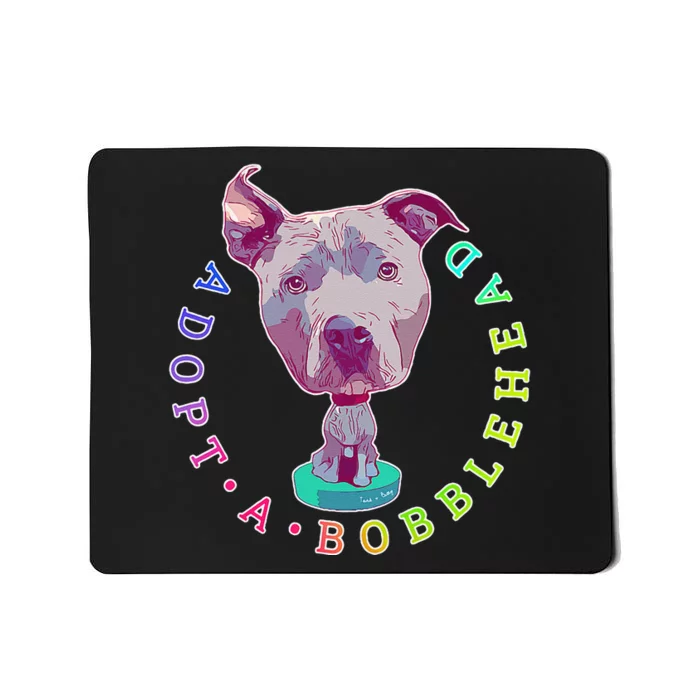 Pit Bull Adopt Rescue Graphic Oversized Mousepad