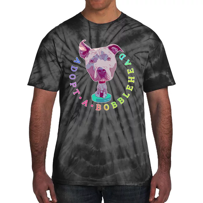 Pit Bull Adopt Rescue Graphic Oversized Tie-Dye T-Shirt