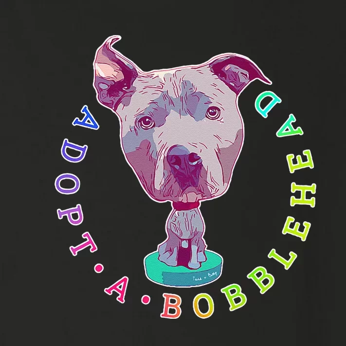 Pit Bull Adopt Rescue Graphic Oversized Toddler Long Sleeve Shirt