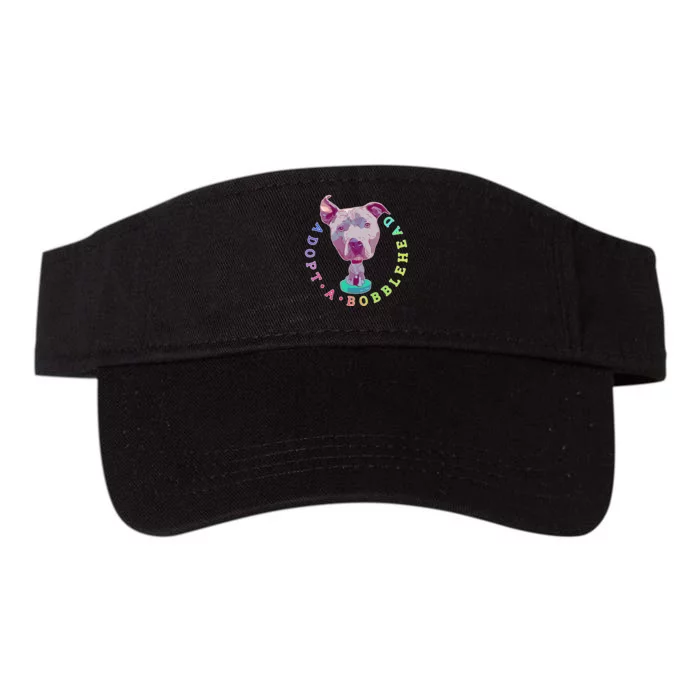 Pit Bull Adopt Rescue Graphic Oversized Valucap Bio-Washed Visor