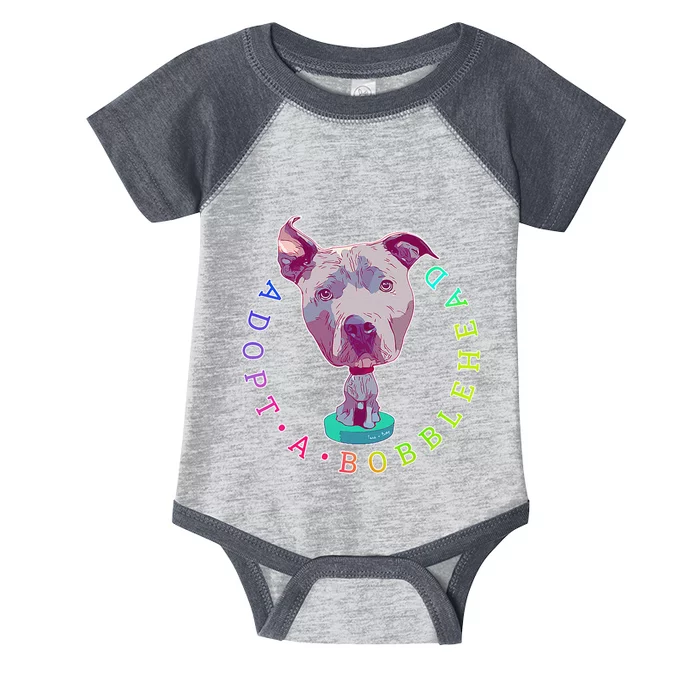 Pit Bull Adopt Rescue Graphic Oversized Infant Baby Jersey Bodysuit