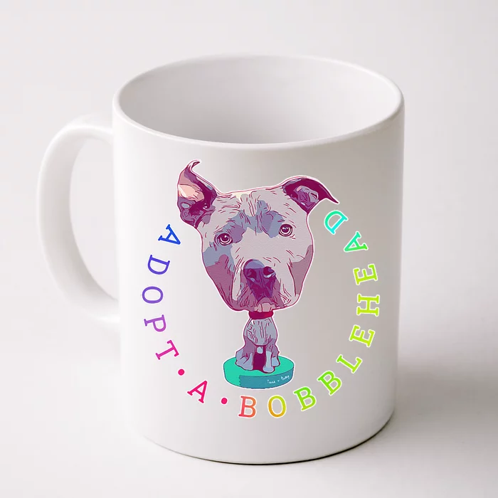 Pit Bull Adopt Rescue Graphic Oversized Front & Back Coffee Mug