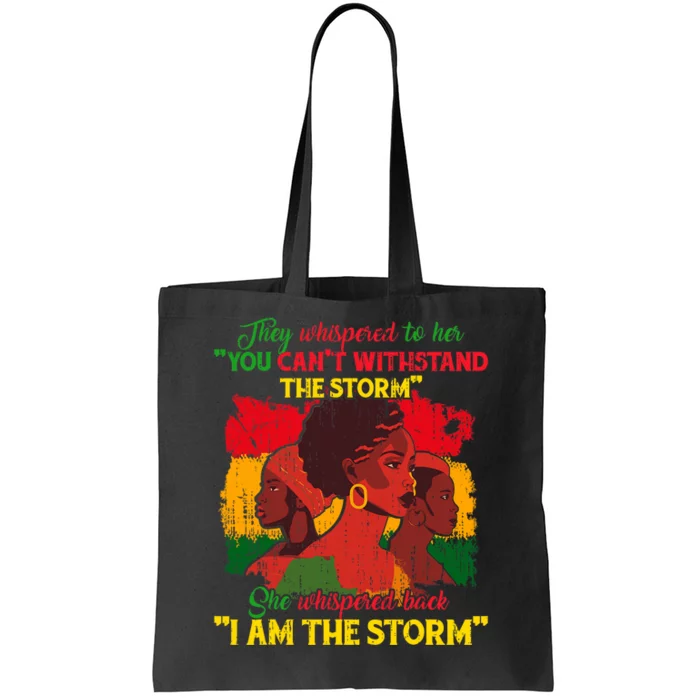 Proud Black African American Ladies Tote Bag