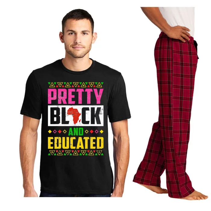 Pretty Black And Educated I Am The Strong African Queen Girl Pajama Set