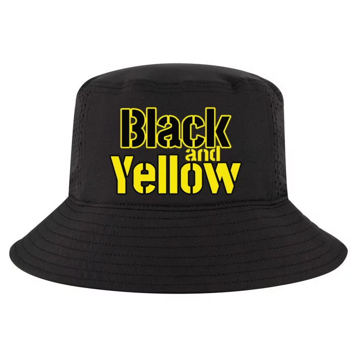 Pittsburgh Black and Yellow Pennsylvania Cool Comfort Performance Bucket Hat