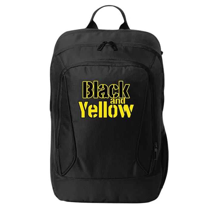 Pittsburgh Black and Yellow Pennsylvania City Backpack