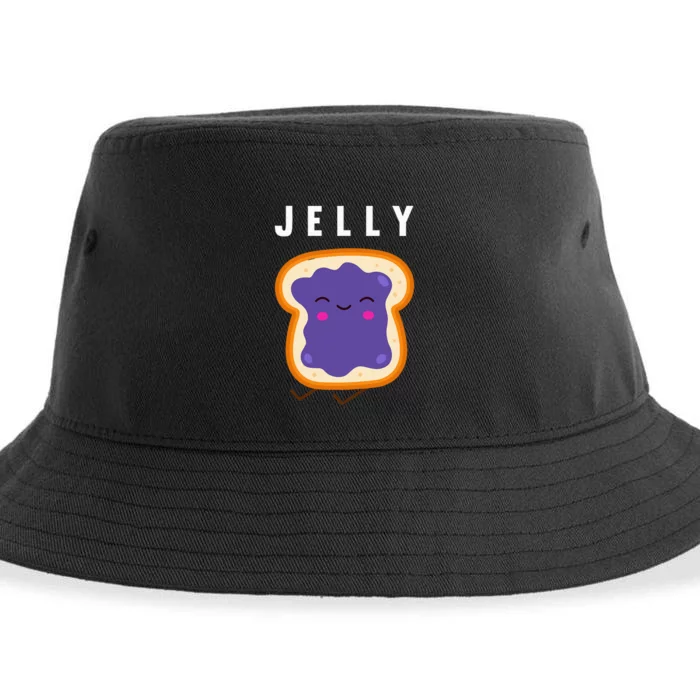 Peanut Butter And Jelly Best Friend Matching Sustainable Bucket Hat