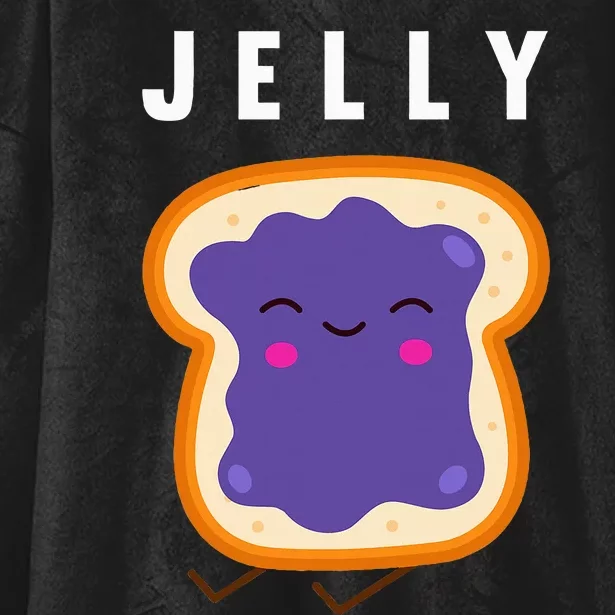 Peanut Butter And Jelly Best Friend Matching Hooded Wearable Blanket