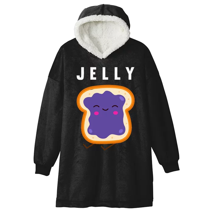 Peanut Butter And Jelly Best Friend Matching Hooded Wearable Blanket