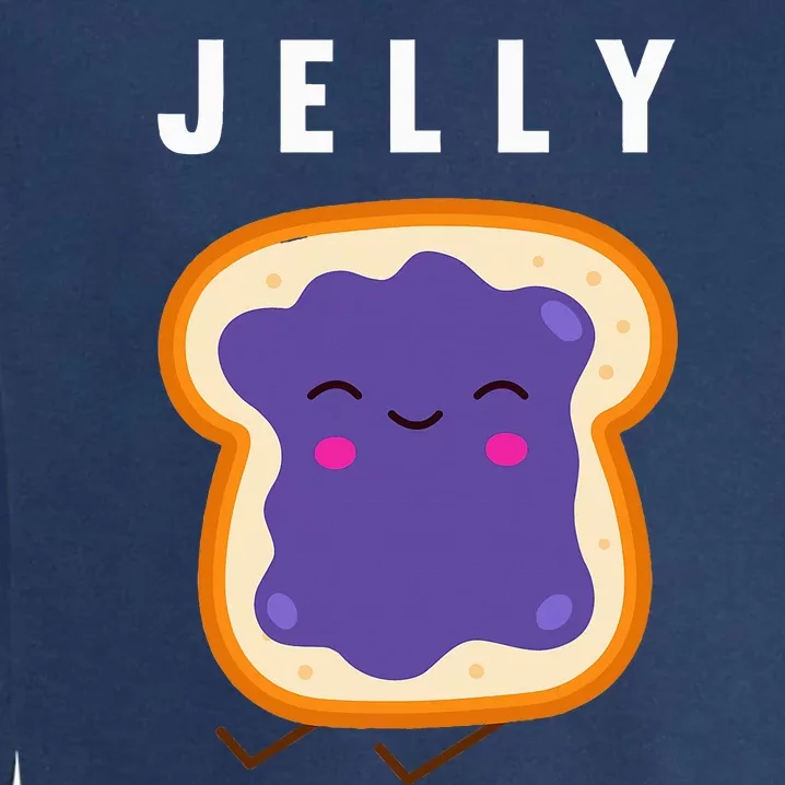 Peanut Butter And Jelly Best Friend Matching Garment-Dyed Sweatshirt