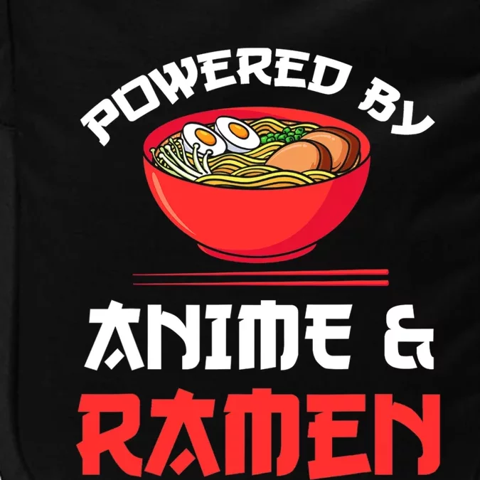 Powered By Anime & Ramen Merchandise Impact Tech Backpack