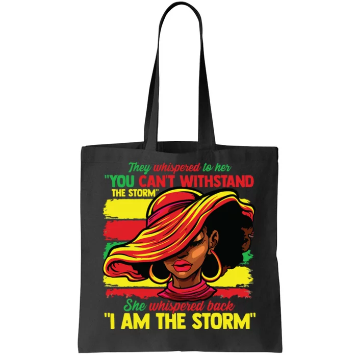 Proud Black African American Ladies Black History Month Tote Bag