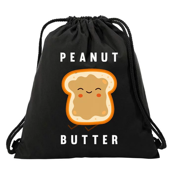 Peanut Butter And Jelly Best Friend Matching Drawstring Bag