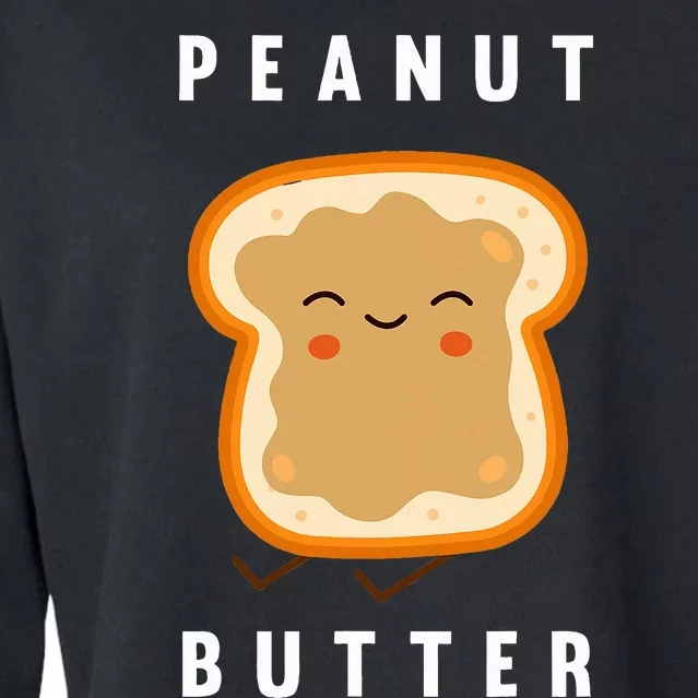 Peanut Butter And Jelly Best Friend Matching Cropped Pullover Crew